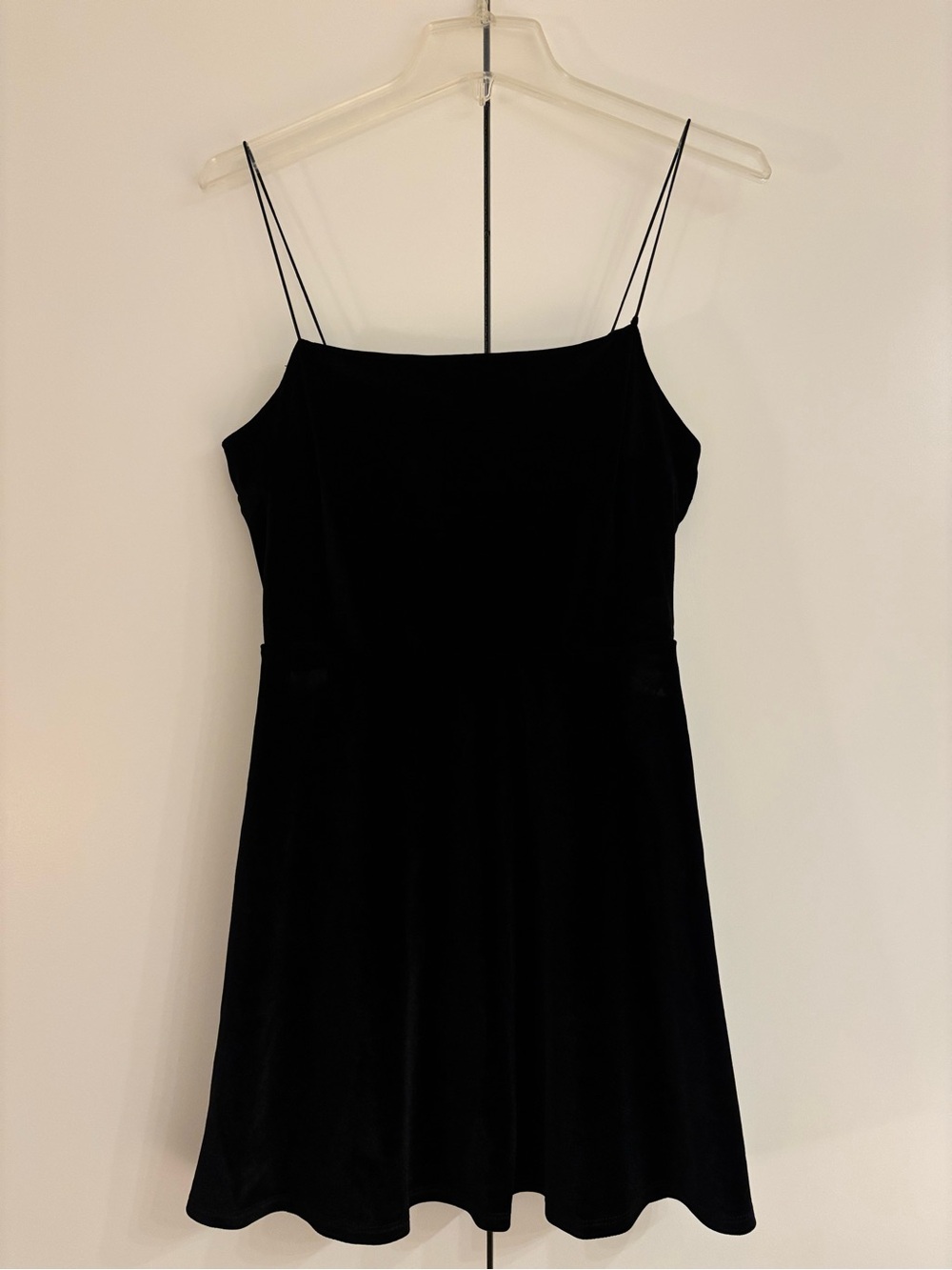 Urban Outfitters Classic Black Slip Dress with Spaghetti Straps
